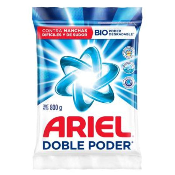 Ariel Doble Poder Detergente en polvo 850g