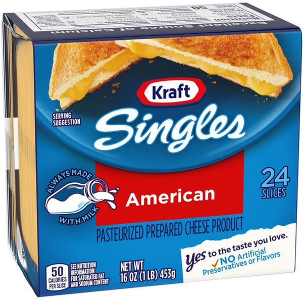 Queso Americano Facilistas de Kraft 24und